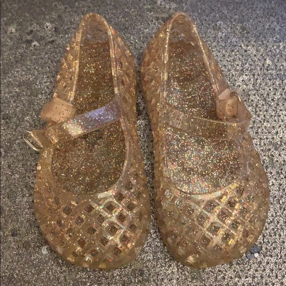 Multi Colored Glitter Sandals